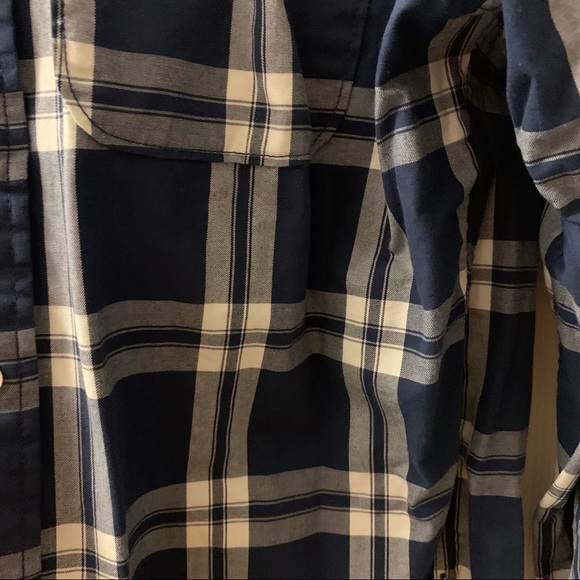 A&F button up plaid shirt size large - Picture 6 of 6